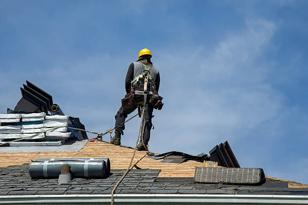 Professional Roofing technician working in Snow Shoe, PA